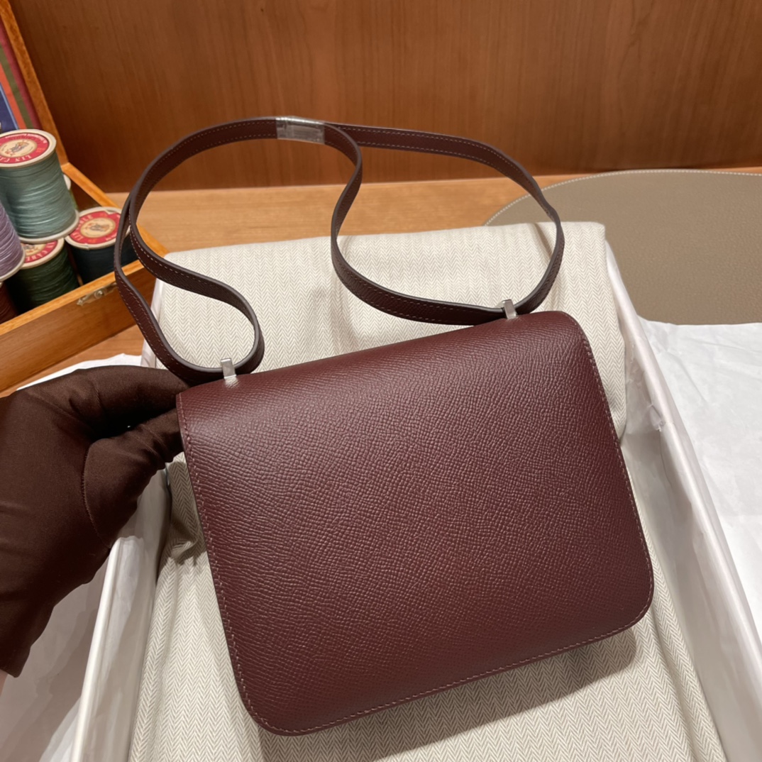 에르메스 콘스탄스18 보르도 은장 앱송